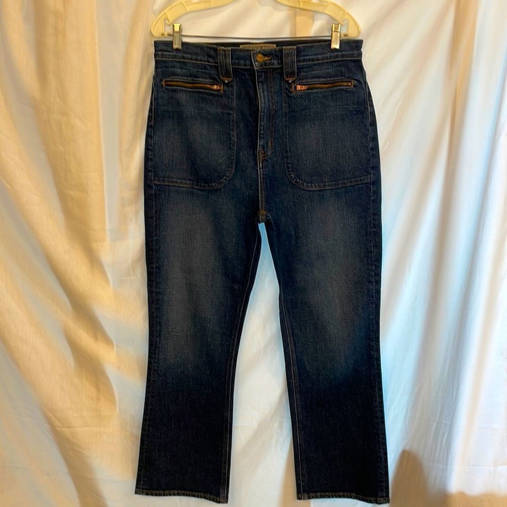 J. Crew Pont Sur Dark Blue Ankle Jeans